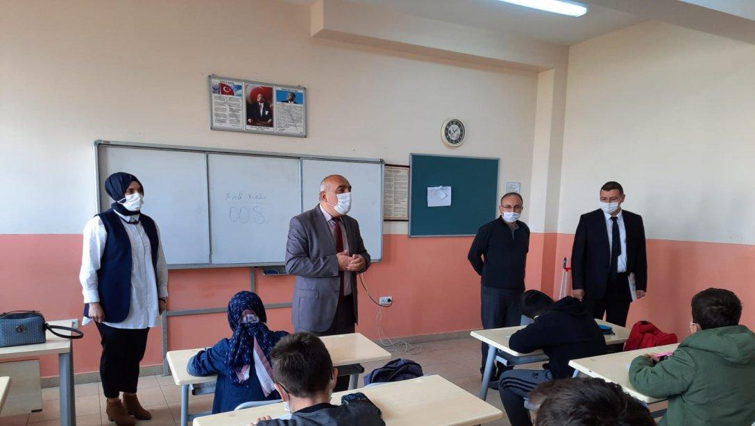 Milli eğitim müdürümüz Orhan BÜYÜK' ün Akşemsettin İmam Hatip Ortaokulu ve Akşemsettin İmam Hatip Lisesi ziyareti